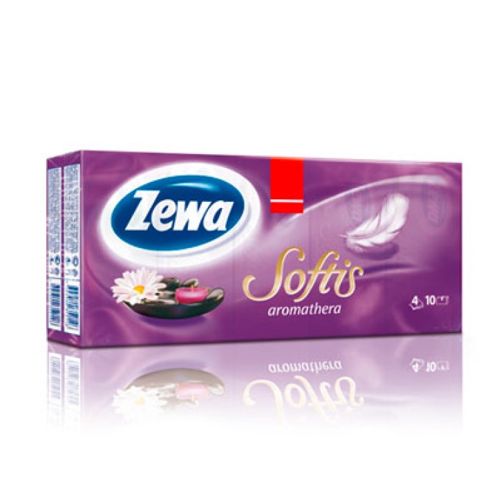 ZEWA SOFTIS KABATLAKATIŅI AROMATHERA N10x10